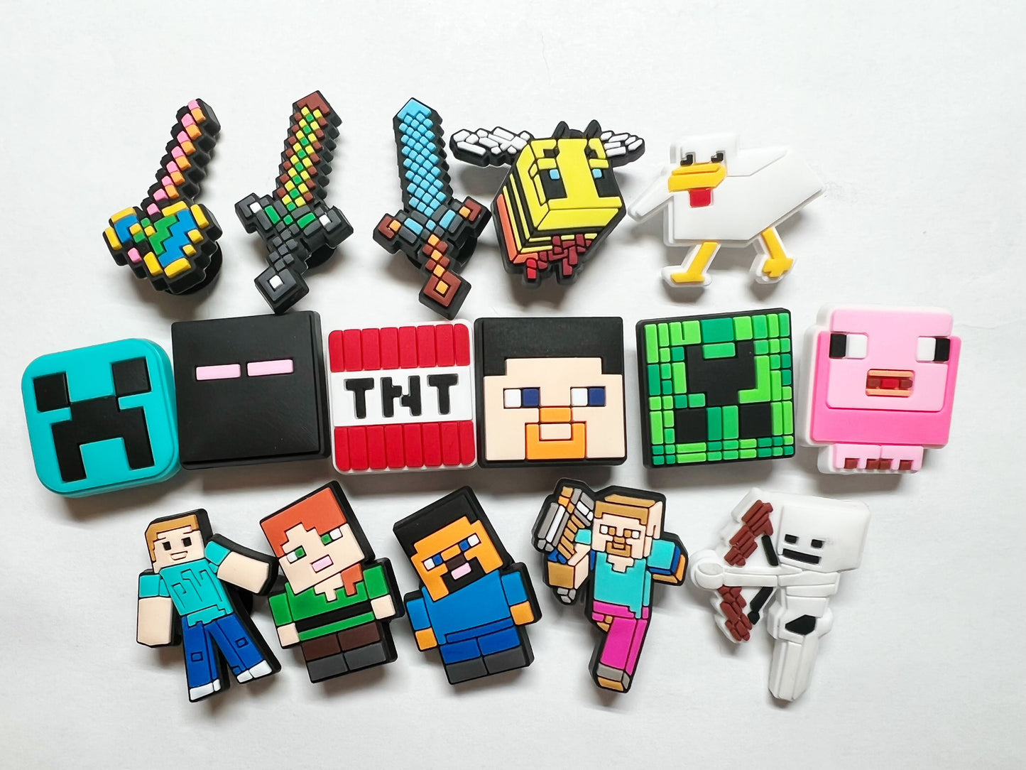 Minecraft Croc shoe charms Shoe Decal Charms JuliesDecal