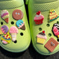 Yummy sweet Food party food and more shoe charms