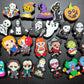 Horror Skeleton Ghost Horror Movie Pumpkin Scary Eyeball Theme Design Shoe Charms