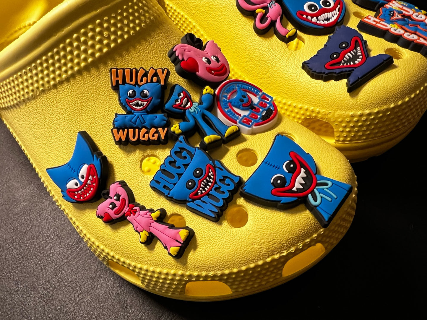 Poppy Playtime Huggy wuggy Kissy Missy Croc shoe charms Shoe Decal Charms JuliesDecal anime charms