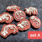Dinosaur Skeleton Glow In the Dark Dinosaur Design Shoe Charms Best Quality JuliesDecalDesign
