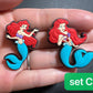 LIttle Mermaid Princess Shoe Charms JuliesDecalDesign