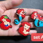LIttle Mermaid Princess Shoe Charms JuliesDecalDesign