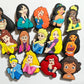 Princesses and Brave Girls shoe charms