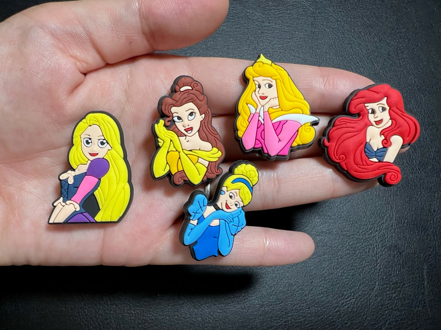 Princesses and Brave Girls shoe charms