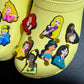 Princesses and Brave Girls shoe charms
