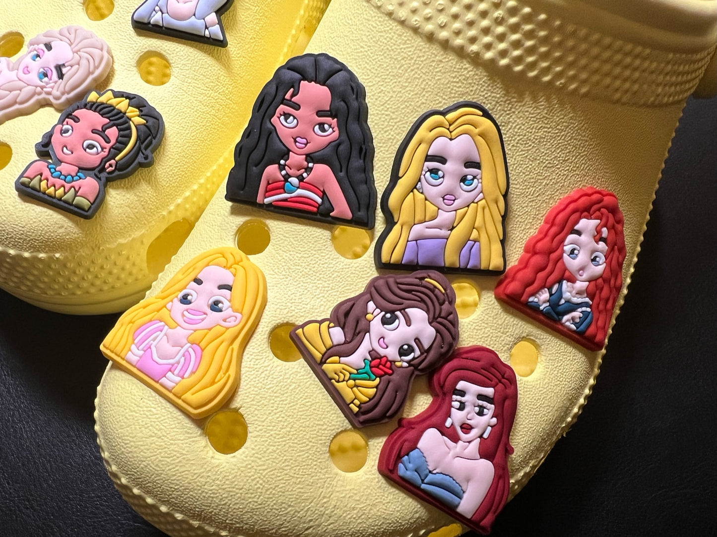 Princesses and Brave Girls shoe charms