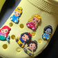 Princesses and Brave Girls shoe charms
