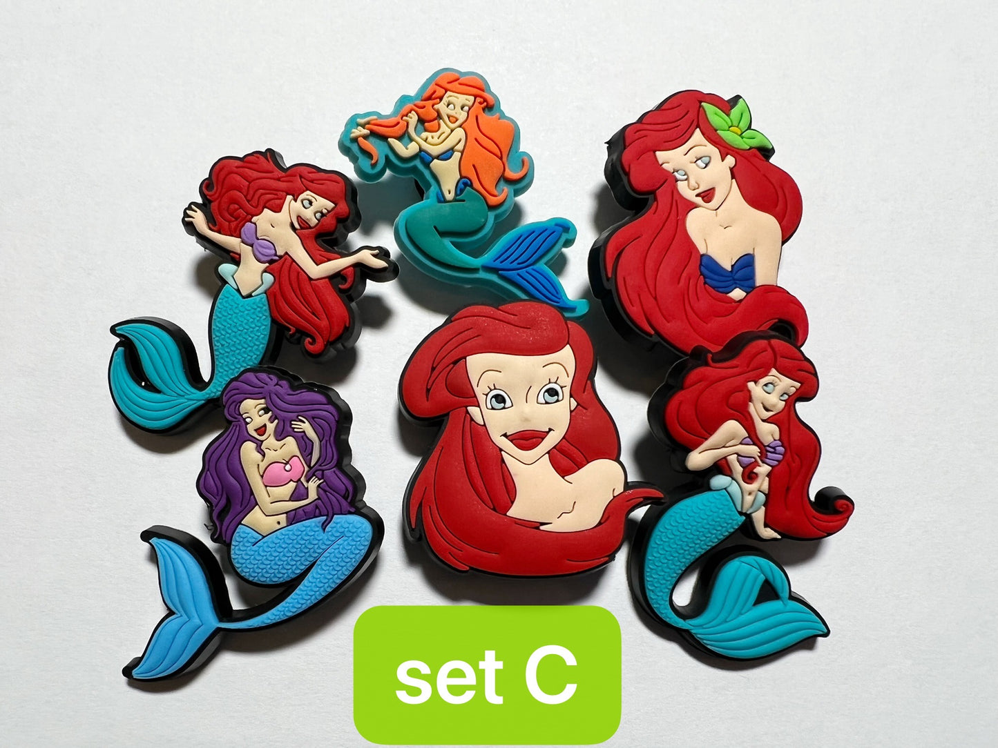 Princesses and Brave Girls shoe charms