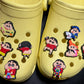 Crayon Cartoon Cute Japanese Anime Characters shoe charms