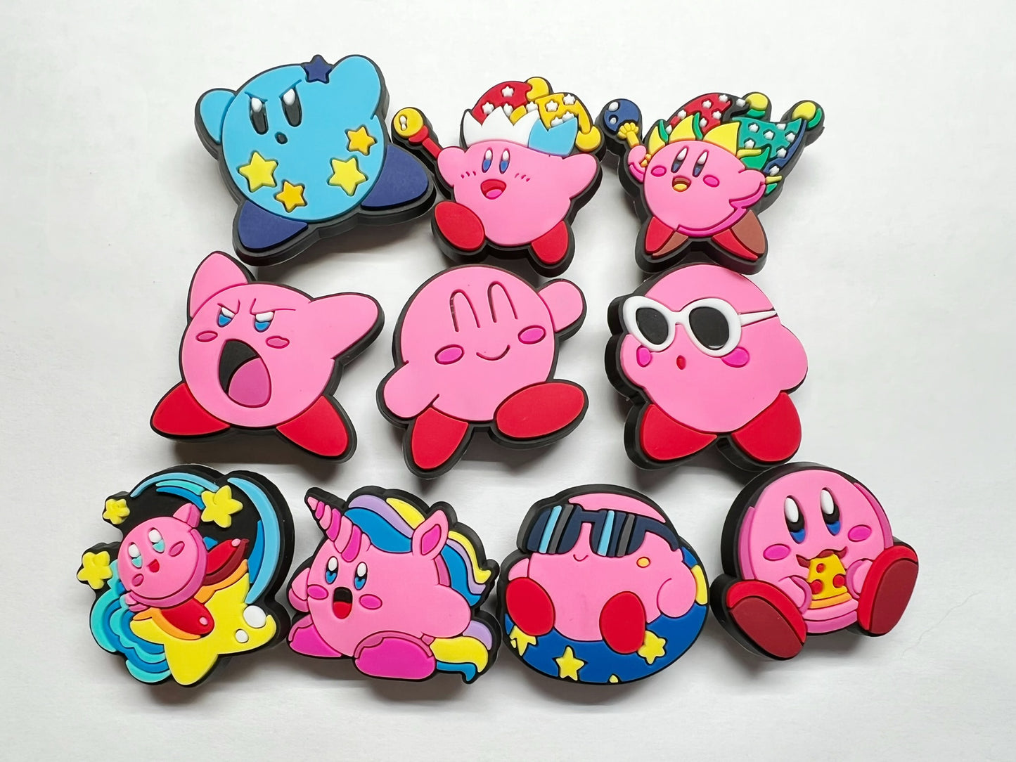 Cartoon Cute Kirby Game character and more shoe charms