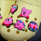 Cartoon Cute Kirby Game character and more shoe charms