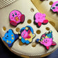 Cartoon Cute Kirby Game character and more shoe charms
