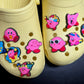Cartoon Cute Kirby Game character and more shoe charms
