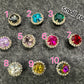 Bling Bling multishapes Metal GEM Rhinestones Shoe charms Unique Special