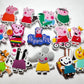 Peppa pig character and more shoe charms