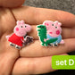 Peppa pig character and more shoe charms
