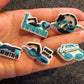 Swimming theme shoe charms water ballet free style summer holiday swim training
