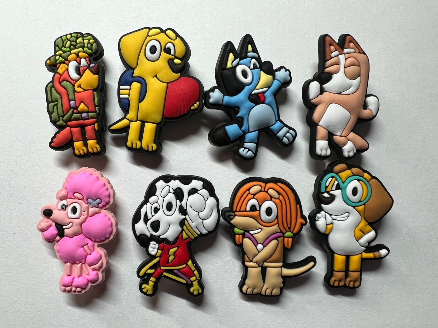 Bluey Bingo character and more shoe charms