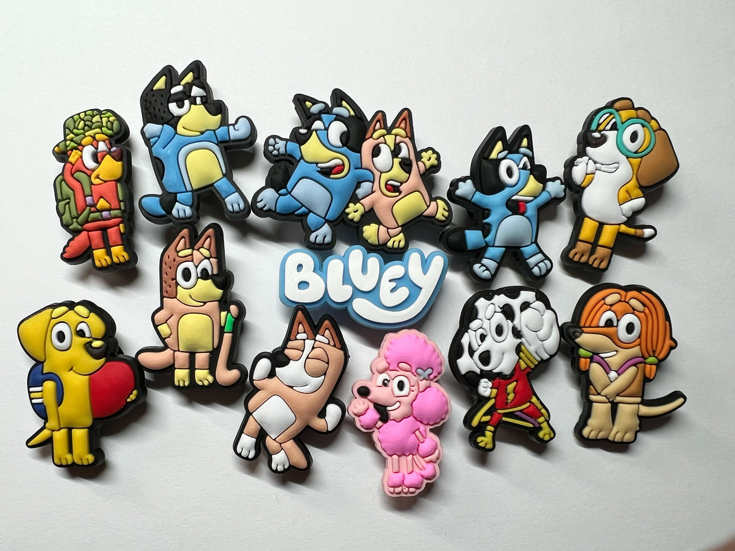 Bluey Bingo character and more shoe charms