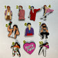 Famous Singers and more Croc shoe charms Shoe Decal Charms JuliesDecal
