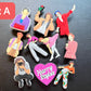 Famous Singers and more Croc shoe charms Shoe Decal Charms JuliesDecal
