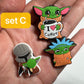 Baby Yoda movie character Cute Alien  and more shoe charms