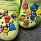 Sesame street character Cute fluffy Muppets and more theme shoe charms