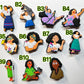 Encanto characters shoe charms different sizes