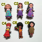 Encanto characters shoe charms different sizes