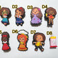 Encanto characters shoe charms different sizes