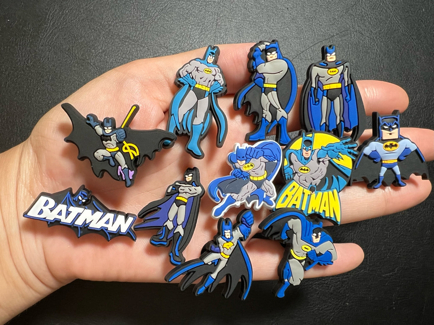 Superhero Theme shoe Charms batman bat man Marvel Cartoon Charms Hero Father's Day Gift