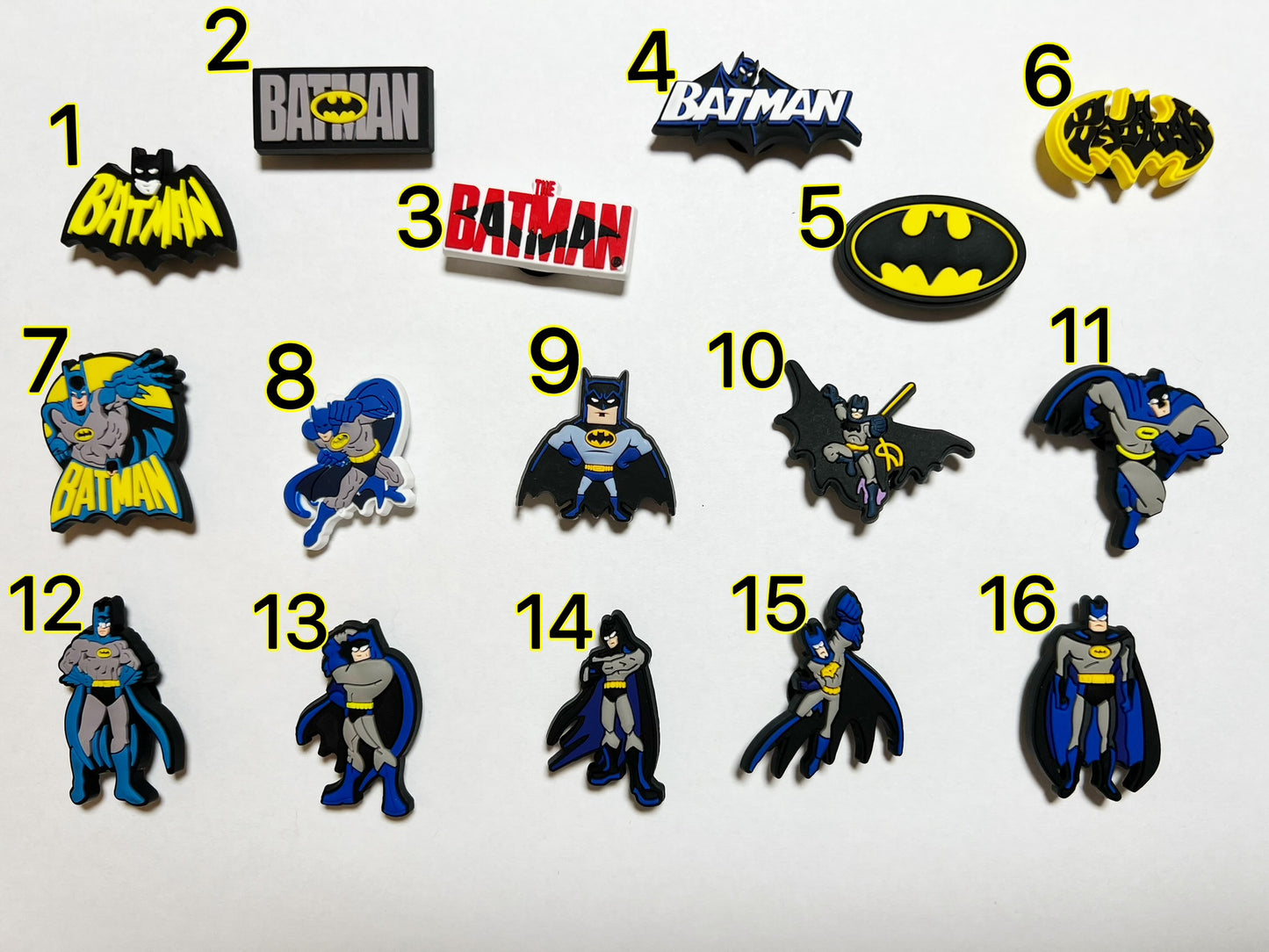 Superhero Theme shoe Charms batman bat man Marvel Cartoon Charms Hero Father's Day Gift