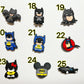 Superhero Theme shoe Charms batman bat man Marvel Cartoon Charms Hero Father's Day Gift