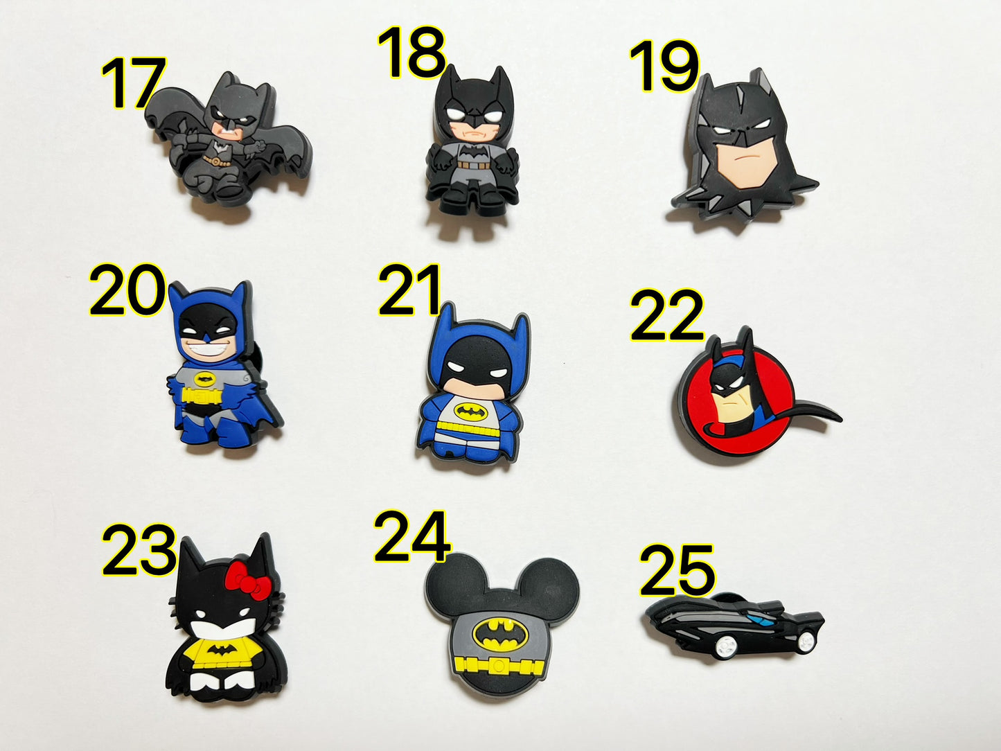 Superhero Theme shoe Charms batman bat man Marvel Cartoon Charms Hero Father's Day Gift