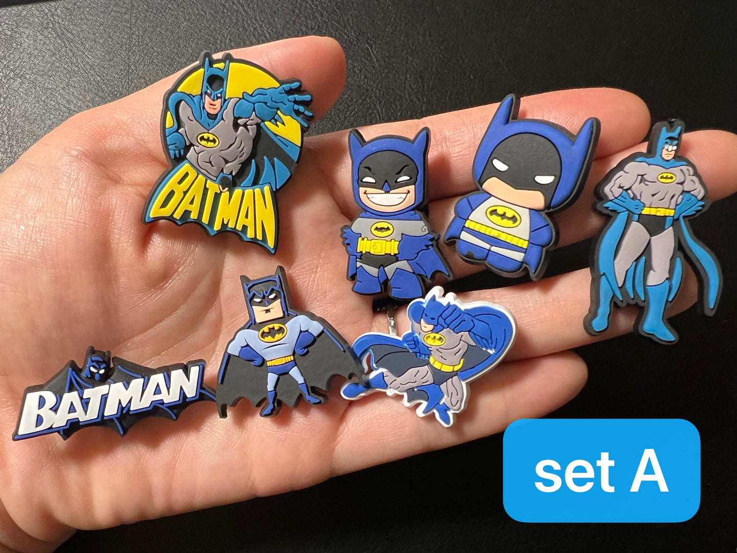 Superhero Theme shoe Charms batman bat man Marvel Cartoon Charms Hero Father's Day Gift