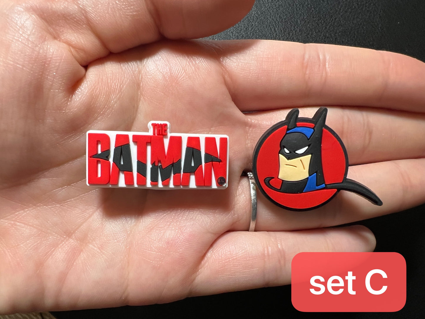 Superhero Theme shoe Charms batman bat man Marvel Cartoon Charms Hero Father's Day Gift