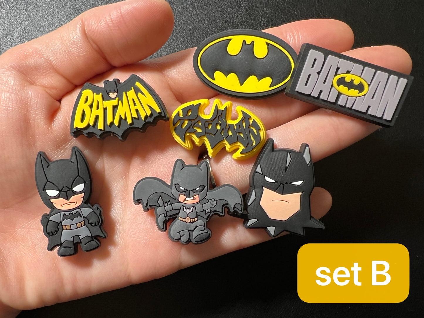 Superhero Theme shoe Charms batman bat man Marvel Cartoon Charms Hero Father's Day Gift