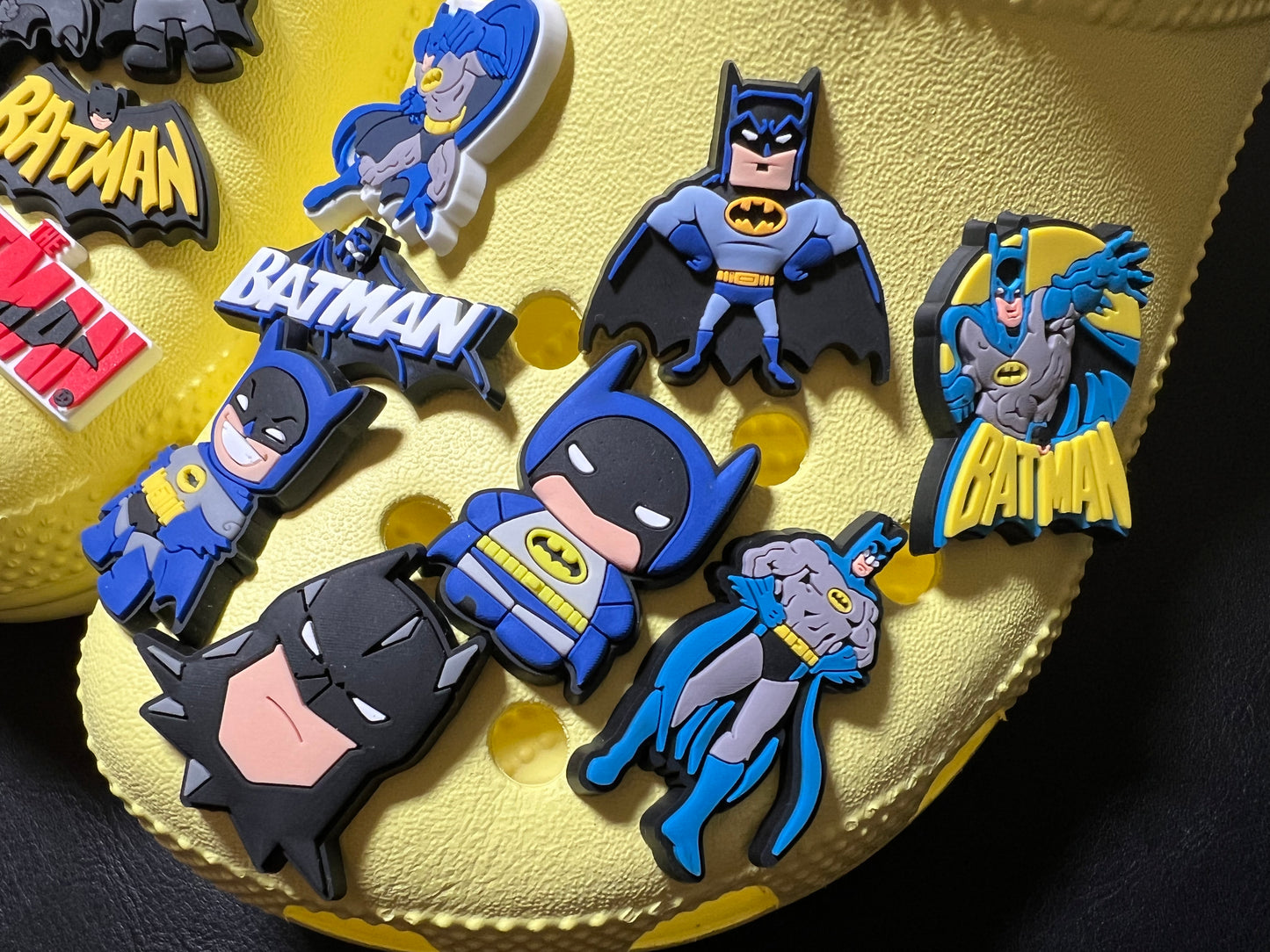 Superhero Theme shoe Charms batman bat man Marvel Cartoon Charms Hero Father's Day Gift