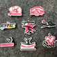 I Love Gymnastics theme gymnast shoe charms