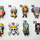 One piece anime shoe charms JuliesDecalDesign