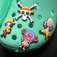 One piece anime shoe charms JuliesDecalDesign