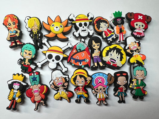 One piece anime shoe charms JuliesDecalDesign