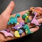 Cartoon Dinosaurs cute positive and more shoe charms