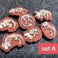 Dinosaur Skeletons Dinosaur Design Shoe Charms Glow In the Dark