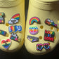 LGBTIQA+ Theme Love is love Shoe Charms