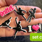 I Love Dance Ballet theme shoe charms