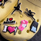 I Love Dance Ballet theme shoe charms