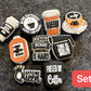 Coffee and Friends Theme Shoe Charms