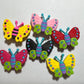 Colorful Butterfly Design Theme Shoe Charms Best Quality JuliesDecalDesign